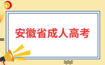 安徽成考